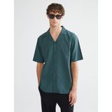 Lc Waikiki Yeni Sezon Regular Fit Resort Yaka Kısa Kollu Erkek Gömlek - 2XL - Petrol
