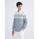 Lc Waikiki Yeni Sezon Regular Fit Uzun Kollu Armürlü Erkek Gömlek - XL - Indigo