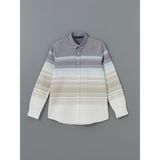 Lc Waikiki Yeni Sezon Regular Fit Uzun Kollu Çizgili Erkek Gömlek - 3XL - Bej