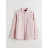 Lc Waikiki Yeni Sezon Regular Fit Uzun Kollu Çizgili Poplin Erkek Gömlek - Pembe