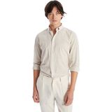 Lc Waikiki Yeni Sezon Regular Fit Uzun Kollu Çizgili Poplin Erkek Gömlek - XL - Bej