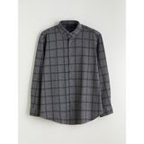 Lc Waikiki Yeni Sezon Regular Fit Uzun Kollu Ekose Armürlü Erkek Gömlek - 4XL - Gri