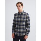 Lc Waikiki Yeni Sezon Regular Fit Uzun Kollu Ekose Erkek Gömlek - 3XL - Haki