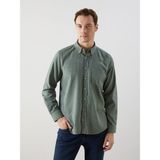 Lc Waikiki Yeni Sezon Regular Fit Uzun Kollu Ekose Erkek Gömlek - XL - Yeşil