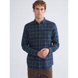 Lc Waikiki Yeni Sezon Regular Fit Uzun Kollu Ekose Gabardin Erkek Gömlek - Yeşil