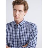 Lc Waikiki Yeni Sezon Regular Fit Uzun Kollu Ekose Poplin Erkek Gömlek - 3XL - Lacivert