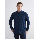 Lc Waikiki Yeni Sezon Regular Fit Uzun Kollu Erkek Gömlek - 2XL - Lacivert