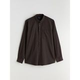 Lc Waikiki Yeni Sezon Regular Fit Uzun Kollu Erkek Gömlek - 3XL - Kahverengi