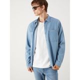 Lc Waikiki Yeni Sezon Regular Fit Uzun Kollu Erkek Jean Gömlek - Indigo - 2XL