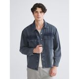 Lc Waikiki Yeni Sezon Regular Fit Uzun Kollu Erkek Jean Gömlek - Indigo - XL