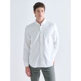 Lc Waikiki Yeni Sezon Regular Fit Uzun Kollu Erkek Oduncu Gömlek - 2XL - Beyaz