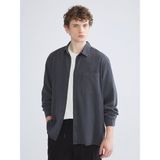 Lc Waikiki Yeni Sezon Regular Fit Uzun Kollu Gabardin Erkek Gömlek - Antrasit