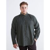 Lc Waikiki Yeni Sezon Regular Fit Uzun Kollu Kadife Erkek Gömlek - 3XL - Haki