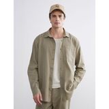 Lc Waikiki Yeni Sezon Regular Fit Uzun Kollu Kadife Erkek Gömlek - Haki