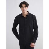 Lc Waikiki Yeni Sezon Regular Fit Uzun Kollu Kadife Erkek Gömlek - XL - Siyah