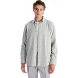 Lc Waikiki Yeni Sezon Regular Fit Uzun Kollu Oduncu Ekose Erkek Gömlek - Ekru