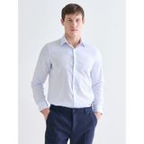 Lc Waikiki Yeni Sezon Regular Fit Uzun Kollu Poplin Erkek Gömlek - 2XL - Mavi
