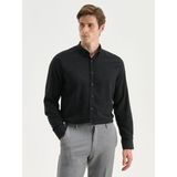Lc Waikiki Yeni Sezon Regular Fit Uzun Kollu Poplin Erkek Gömlek - Siyah