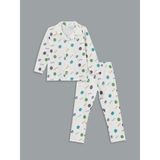 Lc Waikiki Yeni Sezon Resort Yaka Erkek Çocuk Pijama Takım - Ekru - 2 - 3 Yaş