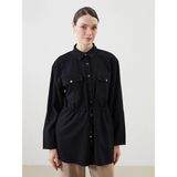 Lc Waikiki Yeni Sezon Siyah Loose Fit Kadın Gömlek Tunik - 40