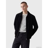 Lc Waikiki Yeni Sezon Siyah Rahat Kalıp Gömlek Yaka Kadife Erkek Ceket - XL