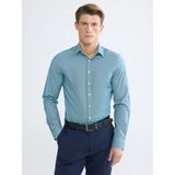 Lc Waikiki Yeni Sezon Slim Fit Armürlü Erkek Gömlek - 2XL - Yeşil