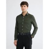 Lc Waikiki Yeni Sezon Slim Fit Armürlü Erkek Gömlek - XL - Haki