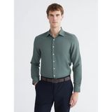 Lc Waikiki Yeni Sezon Slim Fit Armürlü Erkek Gömlek - XL - Yeşil