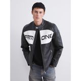 Lc Waikiki Yeni Sezon Slim Fit Biker Yaka Erkek Deri Görünümlü Ceket - Siyah - 3XL