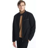 Lc Waikiki Yeni Sezon Slim Fit Biker Yaka Erkek Mont - Siyah - 3XL