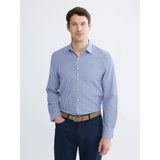 Lc Waikiki Yeni Sezon Slim Fit Çizgili Erkek Gömlek - Lacivert - XL