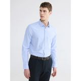 Lc Waikiki Yeni Sezon Slim Fit Çizgili Poplin Erkek Gömlek - XL - Mavi Çizgili