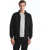 Lc Waikiki Yeni Sezon Slim Fit Dik Yaka Erkek Mont - Siyah