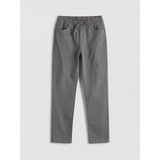 Lc Waikiki Yeni Sezon Slim Fit Erkek Çocuk Gabardin Pantolon - Koyu Gri - 6 - 7 Yaş
