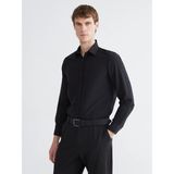 Lc Waikiki Yeni Sezon Slim Fit Erkek Gömlek - 3XL - Siyah