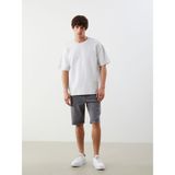 Lc Waikiki Yeni Sezon Slim Fit Erkek Jean Şort - Gri - 30