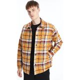 Lc Waikiki Yeni Sezon Slim Fit Gömlek Yaka Erkek Mont - Sarı