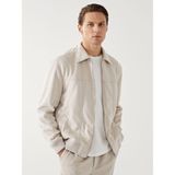 Lc Waikiki Yeni Sezon Slim Fit Gömlek Yaka Süet Erkek Ceket - Bej