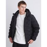 Lc Waikiki Yeni Sezon Slim Fit Kapüşonlu Erkek Şişme Mont - Siyah - 3XL