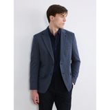 Lc Waikiki Yeni Sezon Slim Fit Klapa Yaka Desenli Erkek Blazer Ceket - 54 - Lacivert