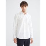 Lc Waikiki Yeni Sezon Slim Fit Uzun Kollu Armürlü Erkek Gömlek - 2XL - Beyaz
