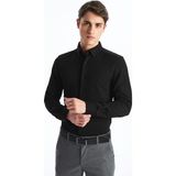 Lc Waikiki Yeni Sezon Slim Fit Uzun Kollu Erkek Gömlek - 2XL - Siyah