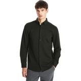 Lc Waikiki Yeni Sezon Slim Fit Uzun Kollu Erkek Gömlek - Haki