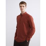 Lc Waikiki Yeni Sezon Slim Fit Uzun Kollu Erkek Gömlek - Kahverengi
