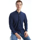 Lc Waikiki Yeni Sezon Slim Fit Uzun Kollu Kadife Erkek Gömlek - Lacivert