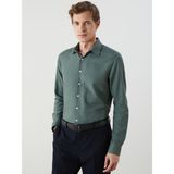 Lc Waikiki Yeni Sezon Slim Fit Uzun Kollu Oxford Erkek Gömlek - Yeşil