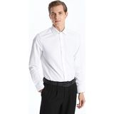 Lc Waikiki Yeni Sezon Slim Fit Uzun Kollu Poplin Erkek Gömlek - Beyaz