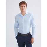 Lc Waikiki Yeni Sezon Slim Fit Uzun Kollu Poplin Erkek Gömlek - Mavi - 2XL