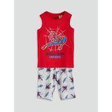 Lc Waikiki Yeni Sezon Spider-Man Baskılı Erkek Çocuk Şortlu Pijama Takım - 3 - 4 Yaş - Kırmızı