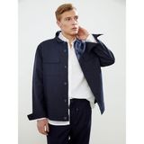 Lc Waikiki Yeni Sezon Standart Kalıp Ceket Yaka Cepli Erkek Ince Mont - 2XL - Lacivert
